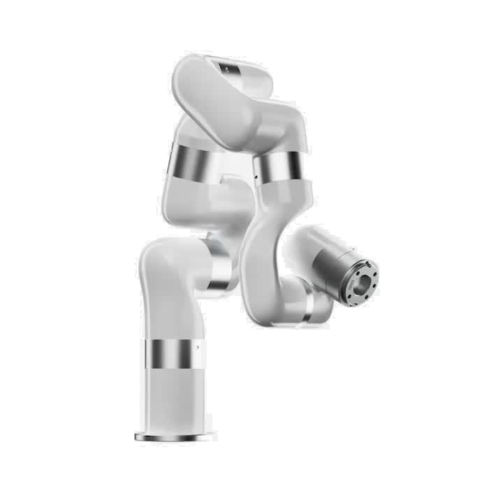 White UFACTORY xArm collaborative robot arm with silver joint bands — Robot Arms