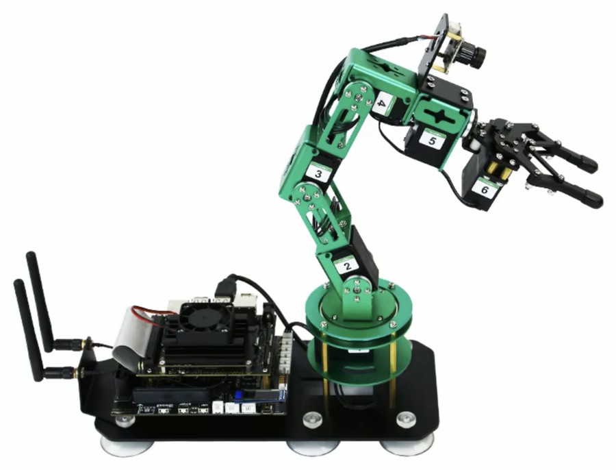 Yahboom DOFBOT — original Jetson Nano version pictured; current models are DOFBOT Pro and DOFBOT Ultra